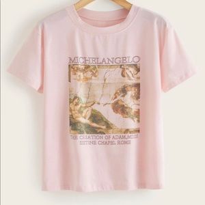 NWOT MichaelAngelo oversized tee